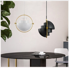 HEIKESZ Modern Nordic Designer Chandelier Creative Art Deformation Ball Special Decoration Warm Light for Living Room Bedroom Ceiling Lighting