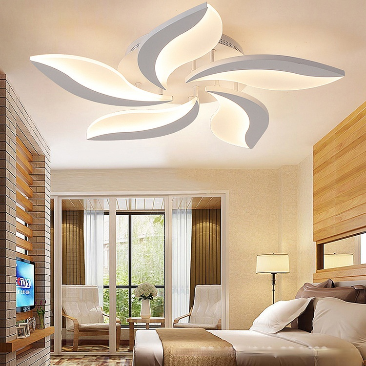 HEIKESZ Modern LED Ceiling Light Creative Living Room Lamp Warm Lighting for Bedroom Dining Room Study Room Atmosphere Chandelier