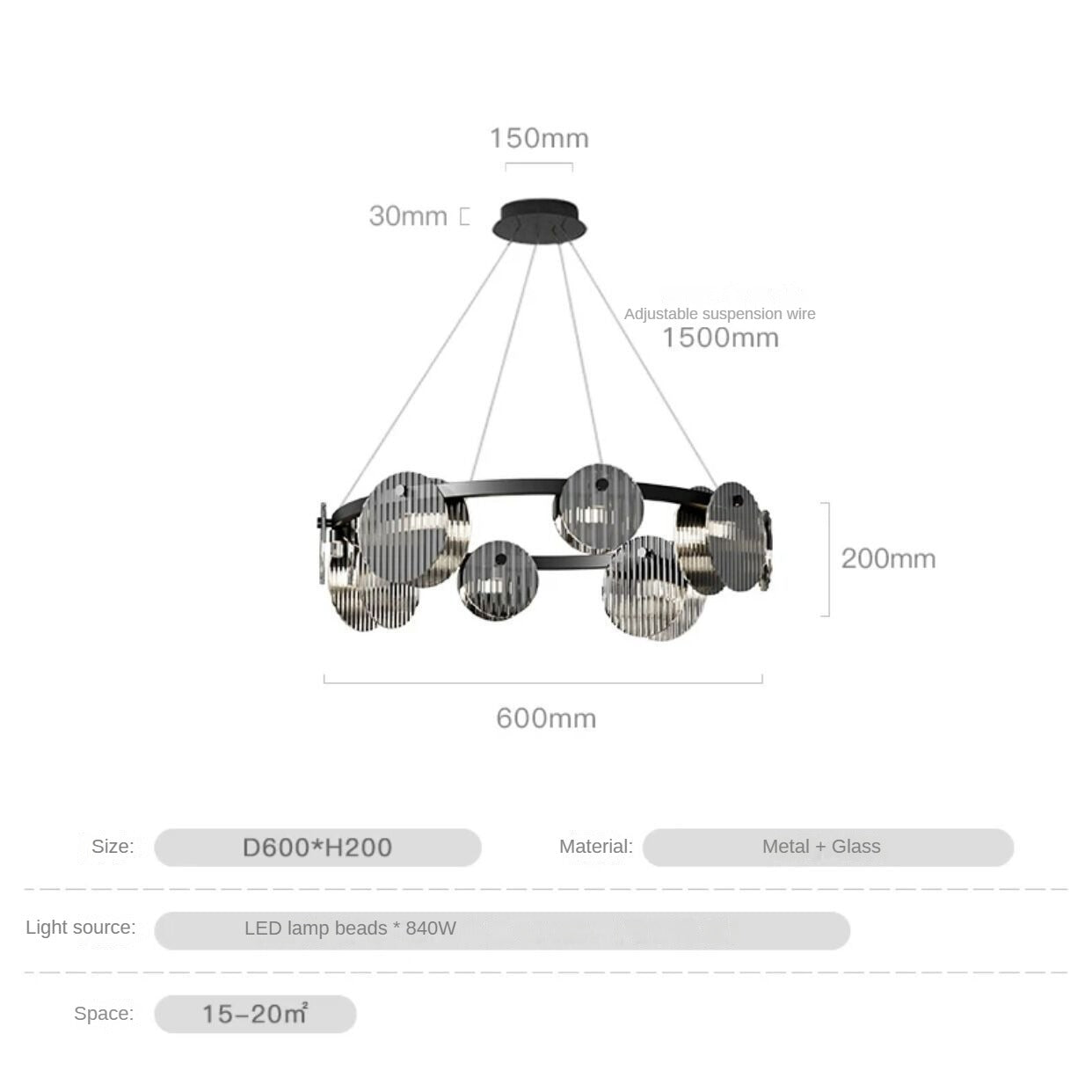 HEIKESZ Italian Minimalist Chandelier Modern Living Room Light Nordic Home Style Magnificent Bedroom Lamp