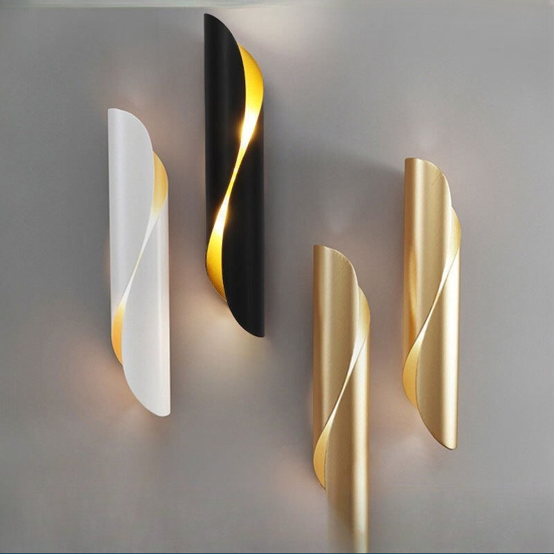 HEIKESZ Nordic Modern LED Wall Lamp for Living Room Bedroom Corridor Dining Room Coffee Simple Creative Indoor Lighting