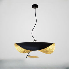 HEIKESZ Italian Creative UFO Pendant Lamp Modern Light Luxury LED Chandelier for Living Room Dining Room Ceiling Lighting