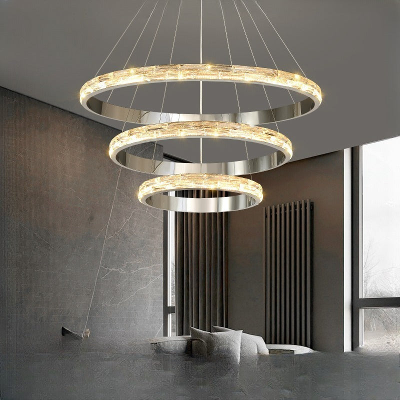 HEIKESZ Post-Modern Crystal Chandelier Luxury Creative Home Living Room Decorative Lighting for Upscale Cafe Store