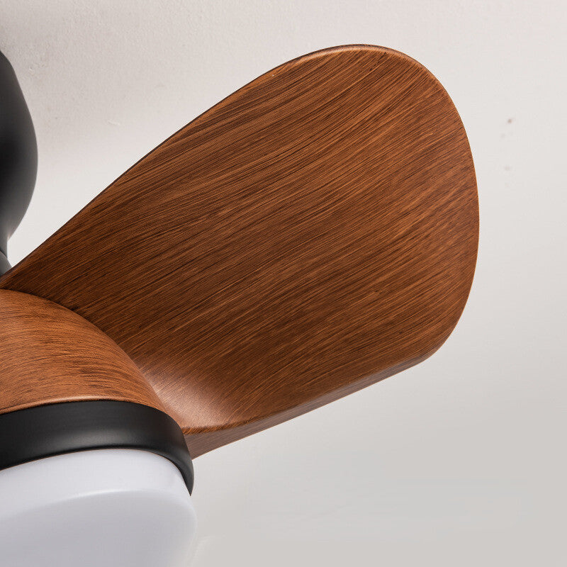 HEIKESZ Nordic 22-inch Ceiling Fan with Light Remote Control Modern Minimalist Design for Bedroom Dining Room Home