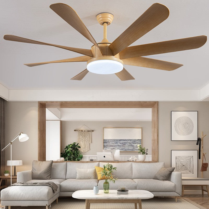 HEIKESZ Large Ceiling Fan Light Modern Silent Retro Electric Fan for Home Dining Hall Simple Design High Wind