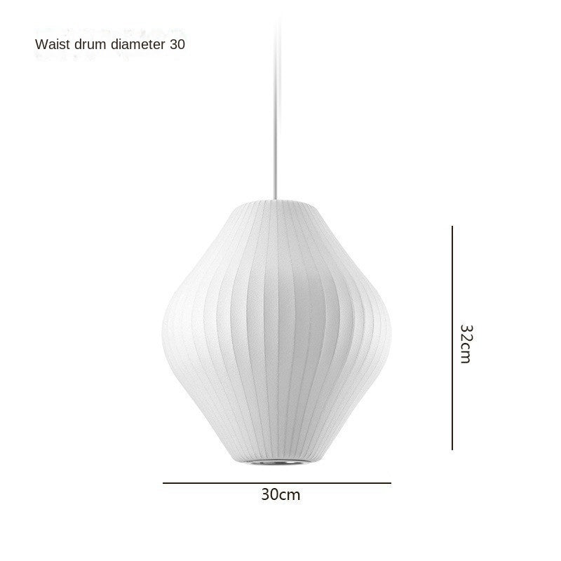 HEIKESZ New Chinese Style Silk Fabric Lantern Chandelier for Living Room Dining Room Clothing Bar Tea Art Bar Round Lamps