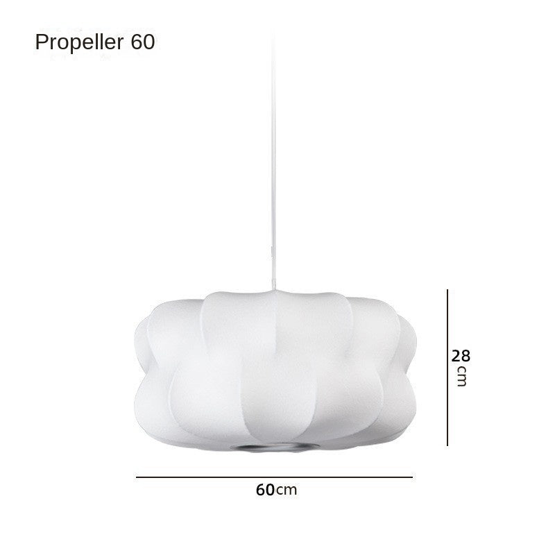 HEIKESZ New Chinese Style Silk Fabric Lantern Chandelier for Living Room Dining Room Clothing Bar Tea Art Bar Round Lamps