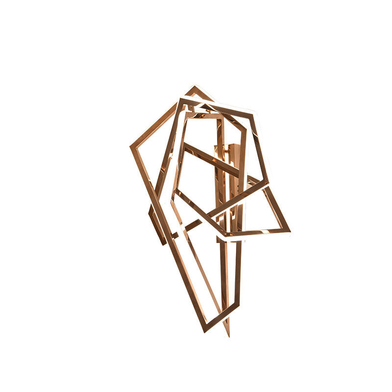 HEIKESZ Modern Stainless Steel Wall Lamp Electroplated Silicone Warm Light for Bedroom Living Room Ceiling Lighting