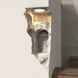 HEIKESZ Queen Corridor Aisle Gypsum Lamp Embedded Living Room Corner Embedded Induction Corner Wall Lamp Ambience Light