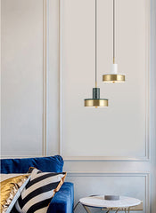 HEIKESZ Nordic Minimalist Marble Droplight LED Single-Head Lighting for Bedroom Restaurant Bar Living Room Designer Light Fixtures