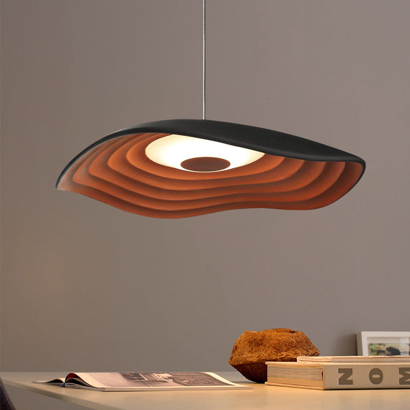 HEIKESZ Modern Minimalist Nordic Lotus Leaf Chandelier Silent Style Bar Restaurant Art Decorative Lamp