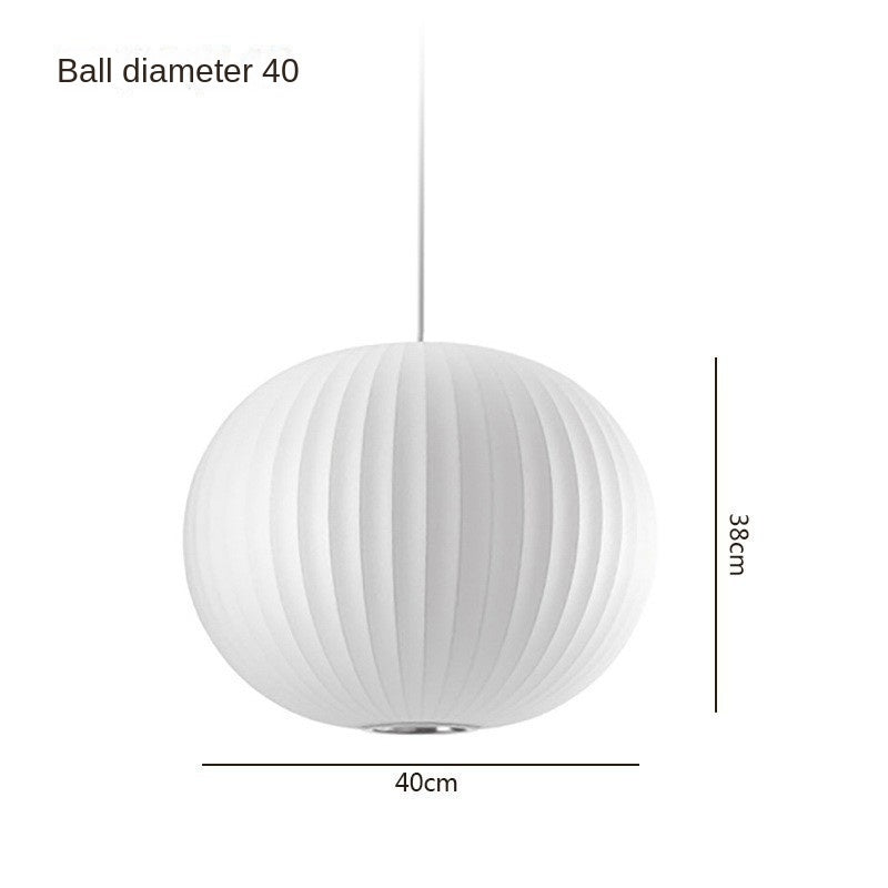 HEIKESZ New Chinese Style Silk Fabric Lantern Chandelier for Living Room Dining Room Clothing Bar Tea Art Bar Round Lamps