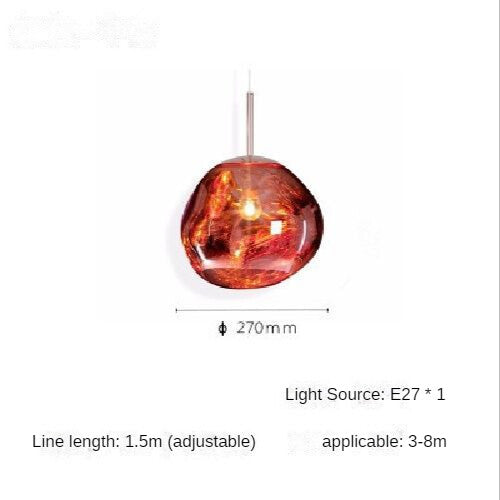 HEIKESZ Nordic Lava Lamps Modern Chandelier for Restaurant Bar Warm Lighting Ceiling Decor