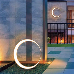 HEIKESZ Waterproof Outdoor Wall Lamp Crescent Design for Villa Courtyard Hotel Exterior Decoration Yard Layout Lighting