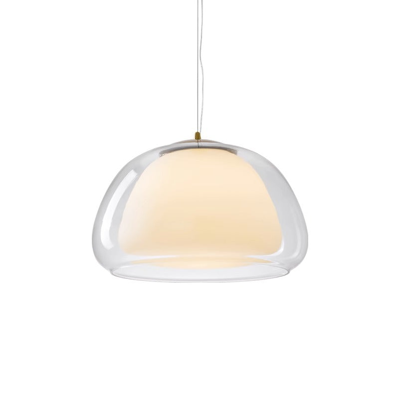 HEIKESZ Creative Danish Cream Wind Jelly Chandelier Nordic Minimalist Pendant Light for Cafe Restaurant Bedside Ceiling Decor