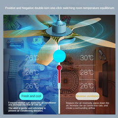 HEIKESZ Simple Nordic Ceiling Fan Light 48 52 60 Inch Large Wind Remote Control Frequency Conversion for Household Living Room