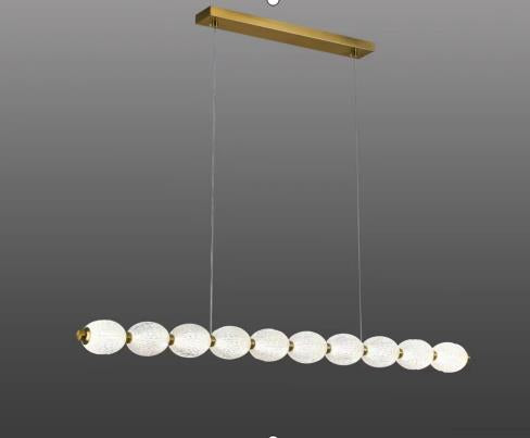 HEIKESZ New Nordic Ring LED Chandelier Modern Minimalist Hanging Light for Living Room Bedroom Study