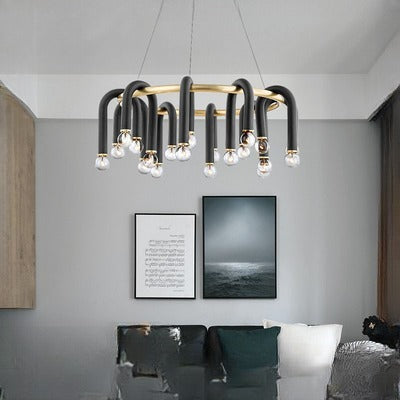 HEIKESZ Modern Ceiling Lamp Luxury Nordic Design for Living Room Bedroom Dining Room Simple Creative Lighting Fixture