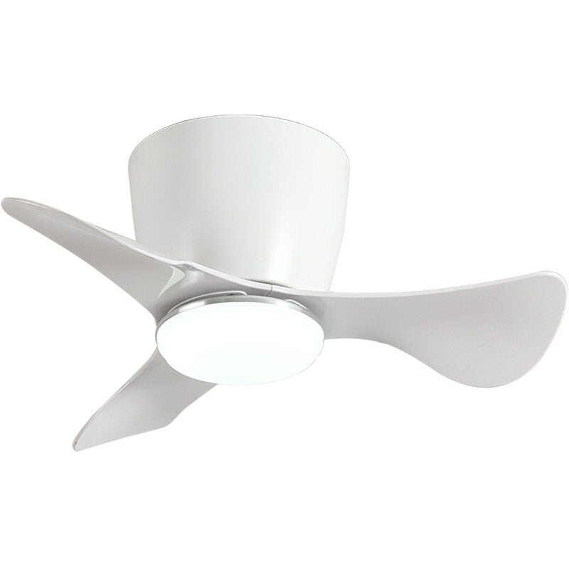 HEIKESZ American Mini Fan Light for Hallway Study Balcony Bedroom Ceiling Silent Fan Light with Remote Control