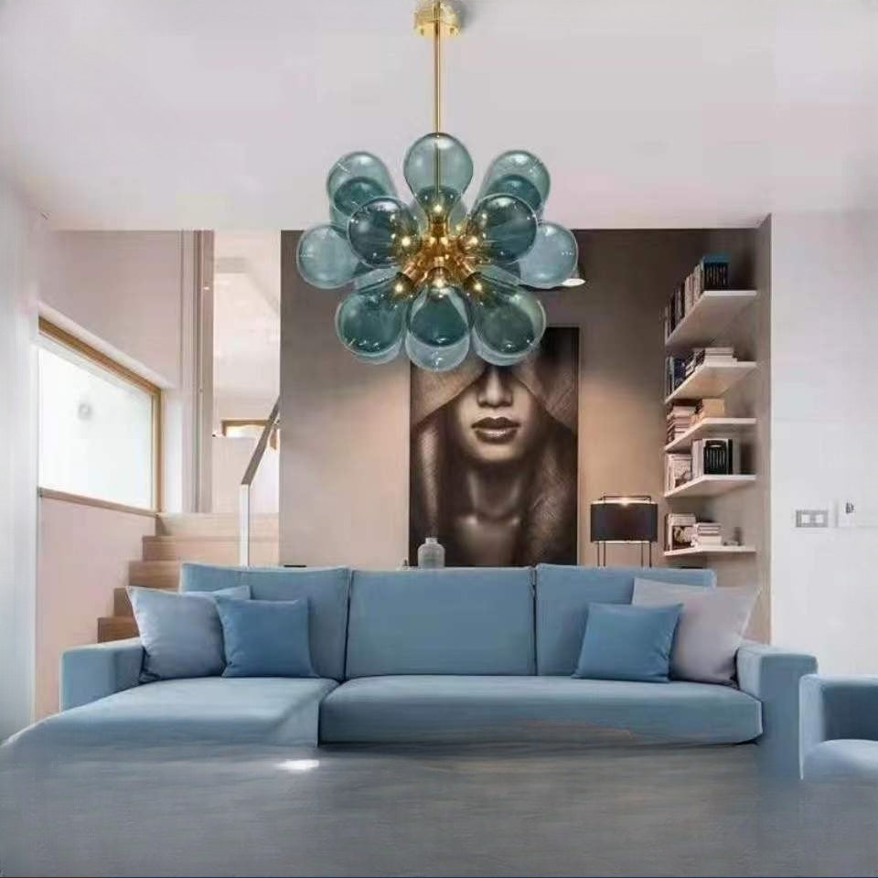 HEIKESZ Simple Creative Balloon Chandelier for Kids Room Living Room Bedroom Showroom Lighting