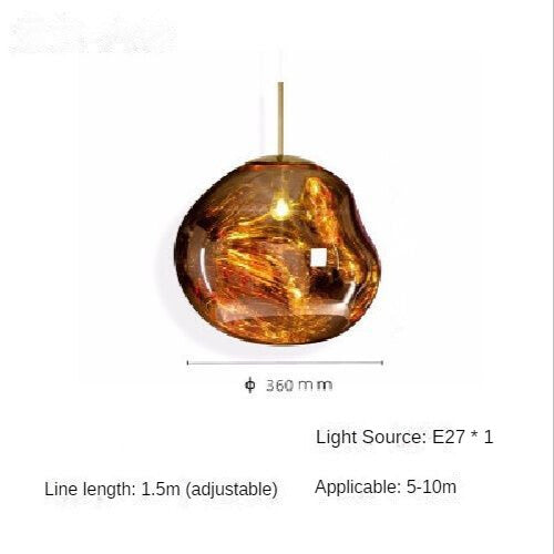 HEIKESZ Nordic Lava Lamps Modern Chandelier for Restaurant Bar Warm Lighting Ceiling Decor