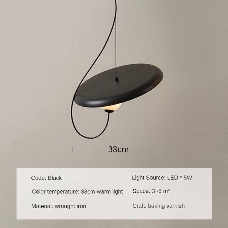 HEIKESZ Silent Style Kitchen Island Magnetic Glass Ball Small Droplight Nordic Homestay Dining Room Lamp Minimalist Designer