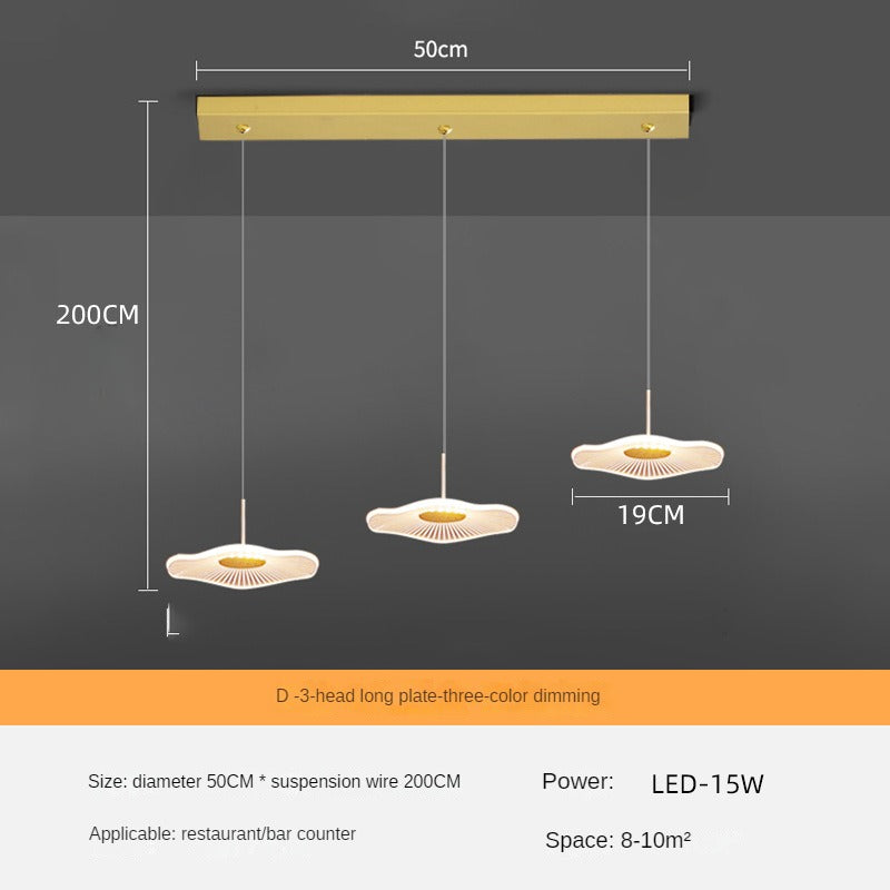 HEIKESZ Modern Nordic Chandelier Three-Head Dining Table Lamp Luxury Creative Lighting for Dining Room Bar Living Room Ceiling Fixtures