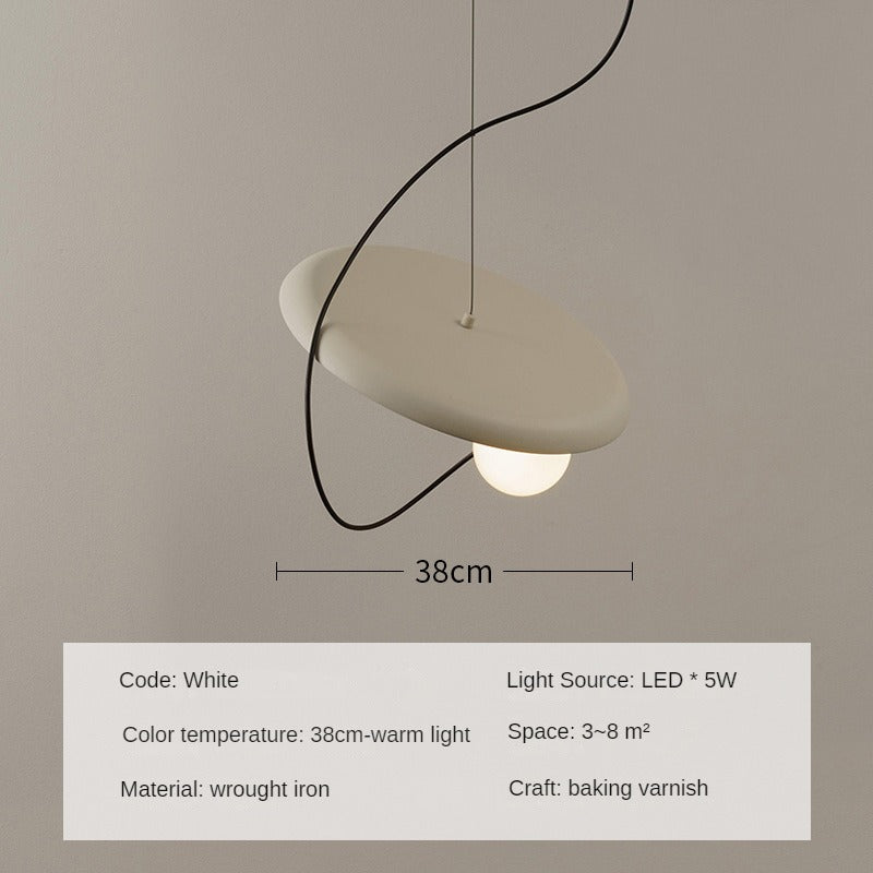 HEIKESZ Silent Style Kitchen Island Magnetic Glass Ball Small Droplight Nordic Homestay Dining Room Lamp Minimalist Designer