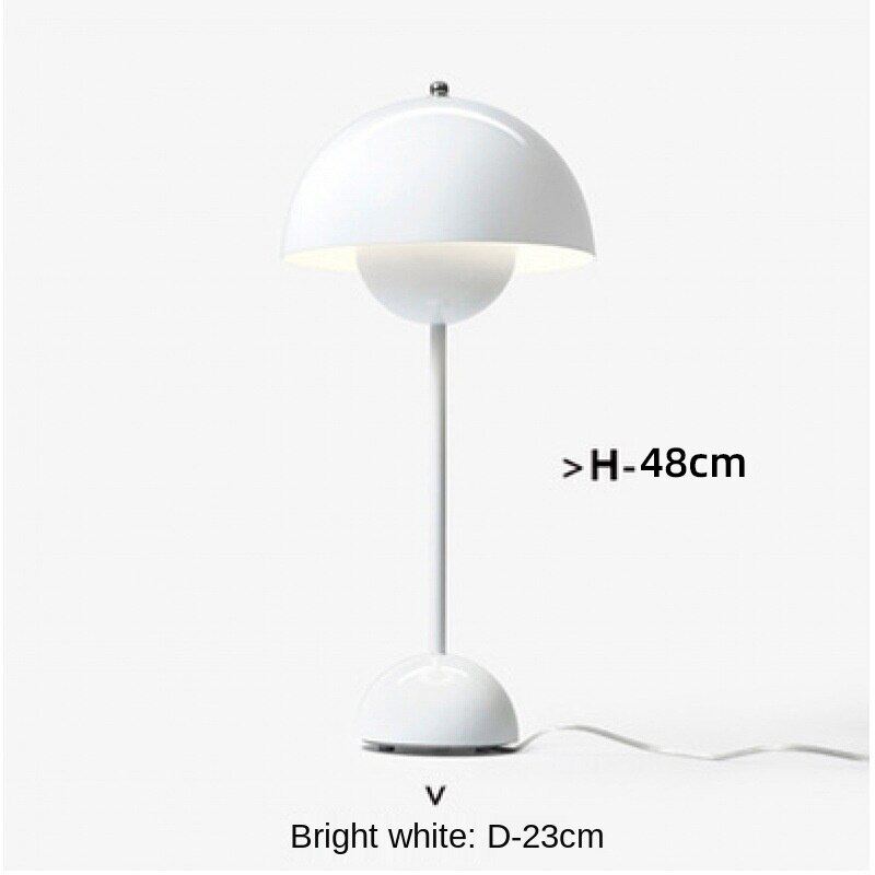 HEIKESZ Modern Touch Dimming Bud Table Lamp Danish Designer Bedside Lamp Eye Protection Study Lamp Living Room Decor Mushroom Night Light