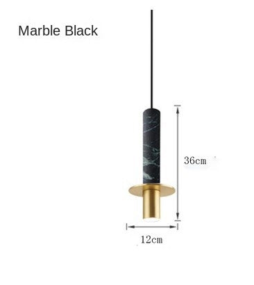 HEIKESZ Nordic Luxury Marble Chandelier Modern Minimalist Ceiling Light for Living Room Bedroom Restaurant Bar