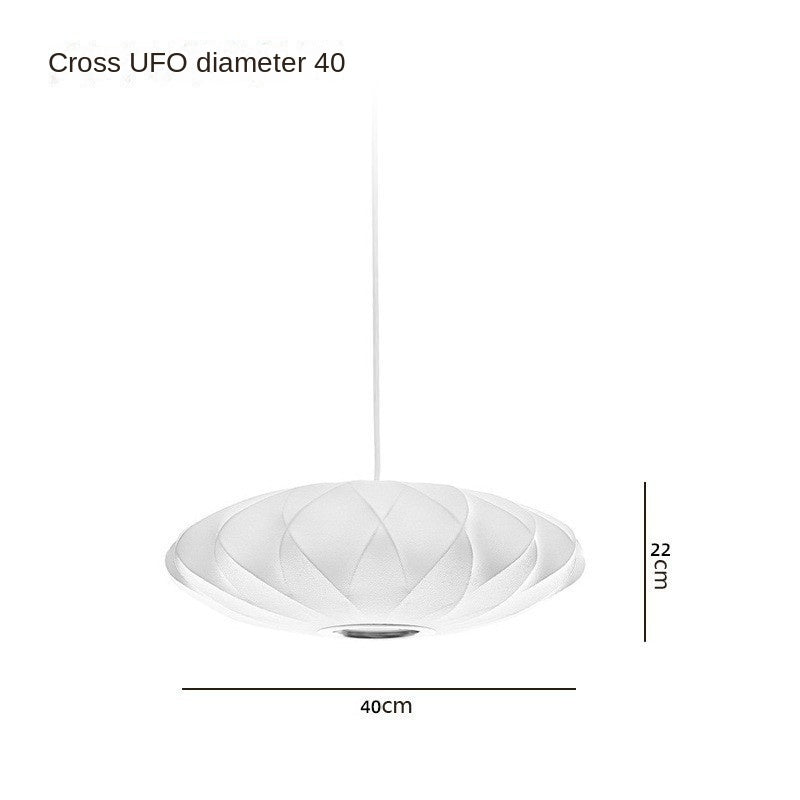 HEIKESZ New Chinese Style Silk Fabric Lantern Chandelier for Living Room Dining Room Clothing Bar Tea Art Bar Round Lamps