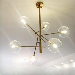 HEIKESZ Nordic Creative Chandelier for Living Room Bedroom Warm Light Ceiling Lamp Studio Clothing Shop Lighting