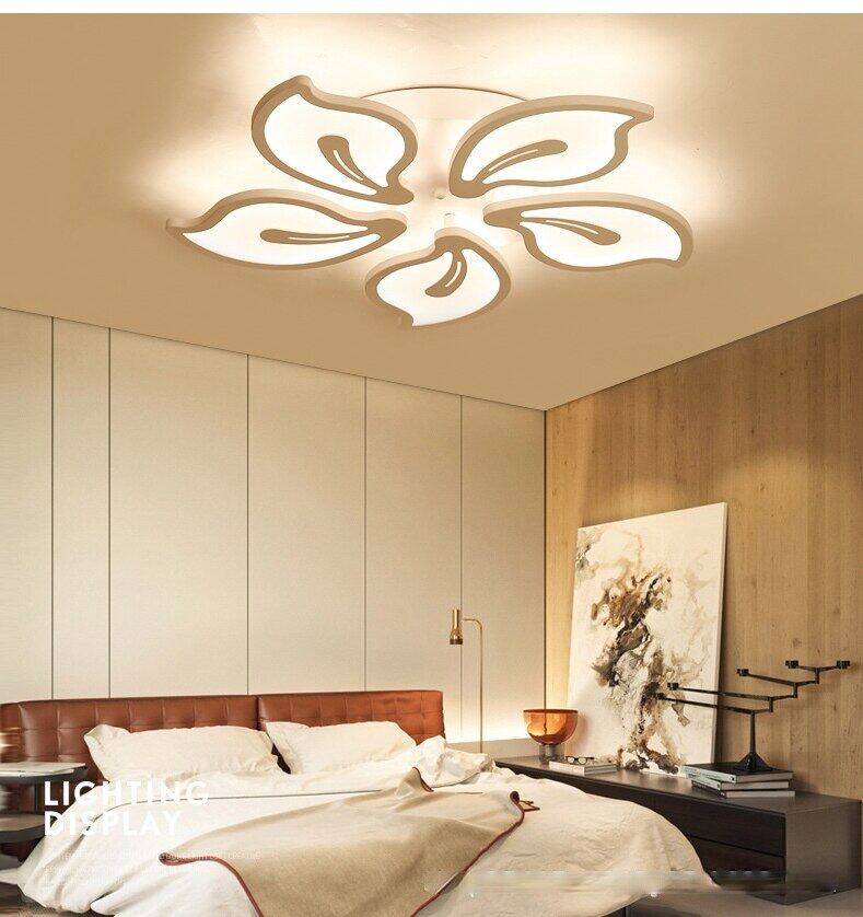 HEIKESZ LED Ceiling Light Modern Minimalist Design for Living Room Dining Room Bedroom Study Warm Light Chandelier Room Lighting