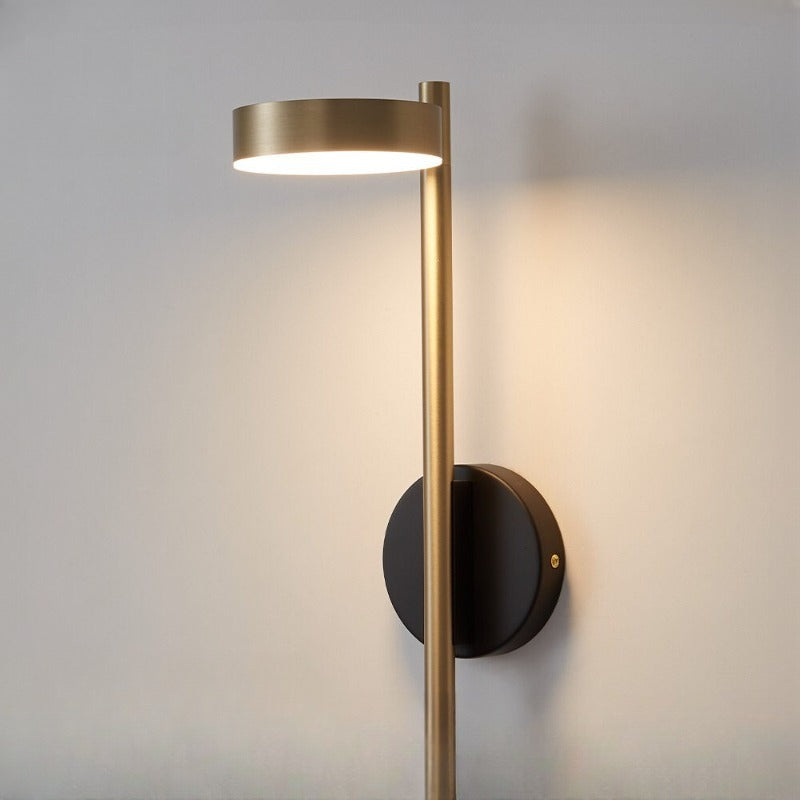 HEIKESZ Modern Minimalist Rotatable Wall Lamp Adjustable Angle Bedroom Bedside Light Luxury Living Room Background