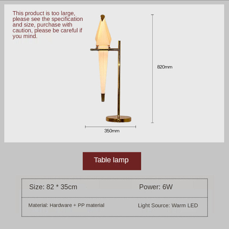 HEIKESZ Nordic Origami Bird Chandelier Modern Minimalist Artistic Hanging Lamp for Living Room Bedroom Ceiling Light