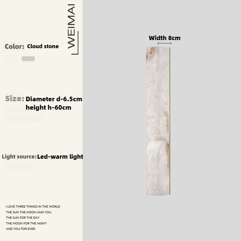 HEIKESZ All copper Spanish French marble wall lamp Nordic simple living room background wall bedroom aisle outdoor bedside lamp wall lights wall lamps