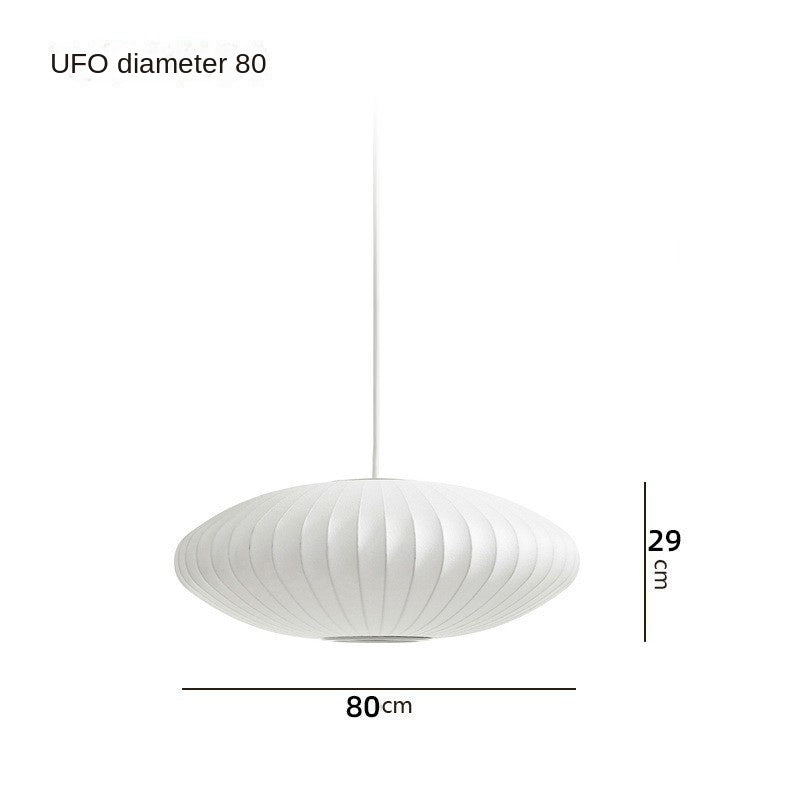 HEIKESZ New Chinese Style Silk Fabric Lantern Chandelier for Living Room Dining Room Clothing Bar Tea Art Bar Round Lamps