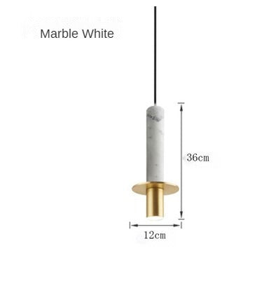 HEIKESZ Nordic Luxury Marble Chandelier Modern Minimalist Ceiling Light for Living Room Bedroom Restaurant Bar