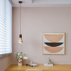 HEIKESZ Silent Style Black Yellow Cave Stone Japanese Bedroom Chandelier Vintage Industrial Lighting for Living Room