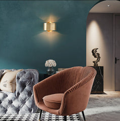 HEIKESZ American Simple and Light Luxury Wall Lamp for Living Room Bedroom Hotel Cafe Restaurant Clothing Store Aisle