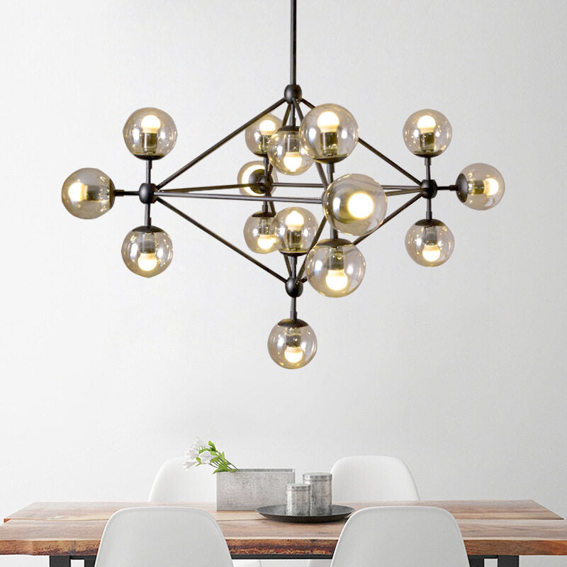 HEIKESZ Magic Bean Chandelier Modern Nordic Ceiling Light for Living Room Dining Room Bedroom Lighting