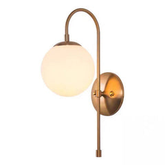 HEIKESZ Nordic Wall Lamp Luxury Living Room Light Creative Simple Bedroom Wall Lamp Stair Aisle Bedside Lamp