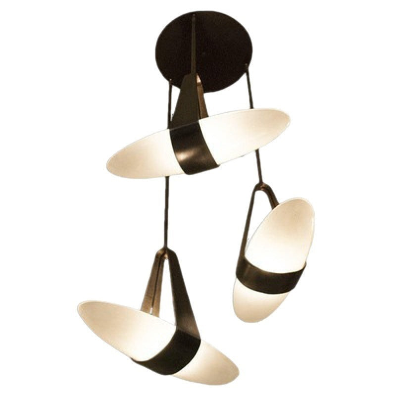 HEIKESZ Modern Nordic Glass Droplight Creative Designer Pendant Light for Living Room Dining Room Bedroom