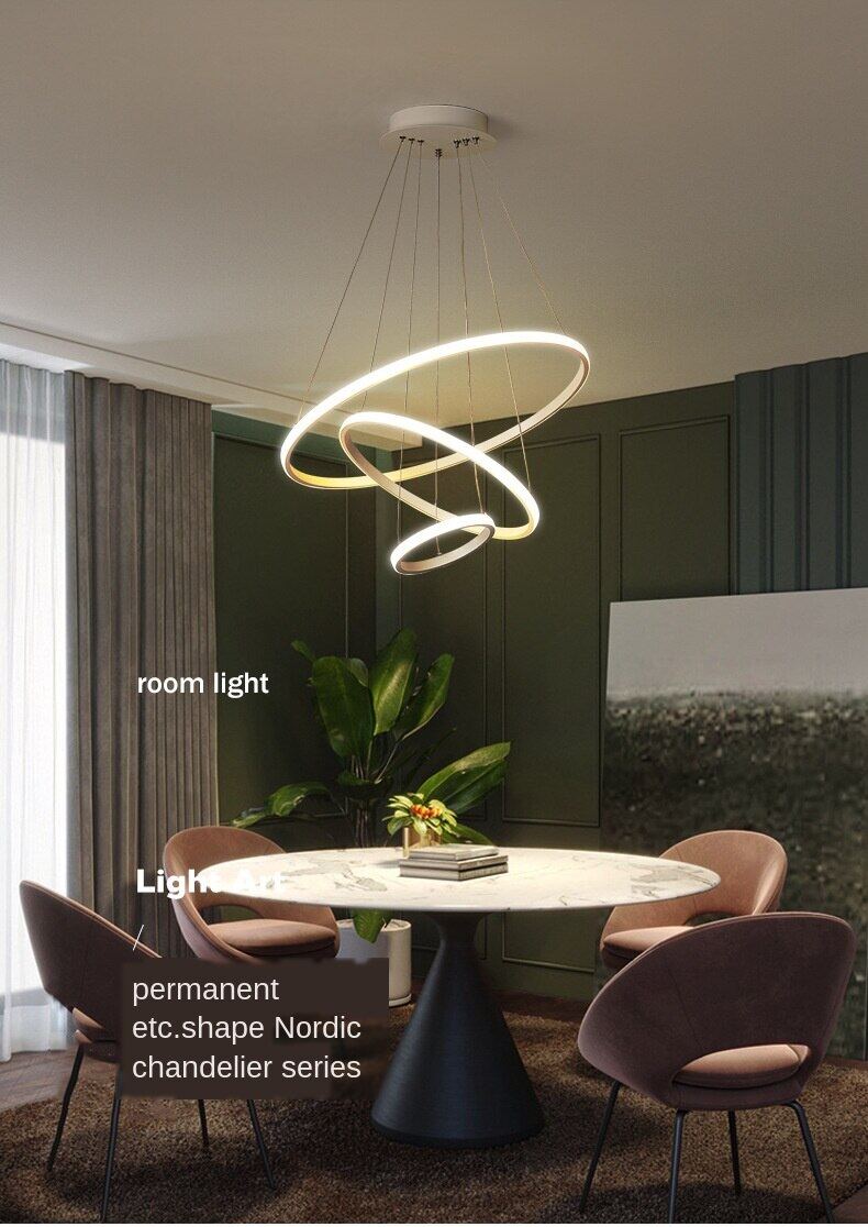 HEIKESZ New Post-Modern Chandelier Lamp for Living Room Bedroom Dining Bar Modern Simple Ceiling Lighting Fixture