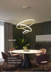 HEIKESZ New Post-Modern Chandelier for Living Room Bedroom Dining Bar Modern Simple Ceiling Lamp Lighting Fixture