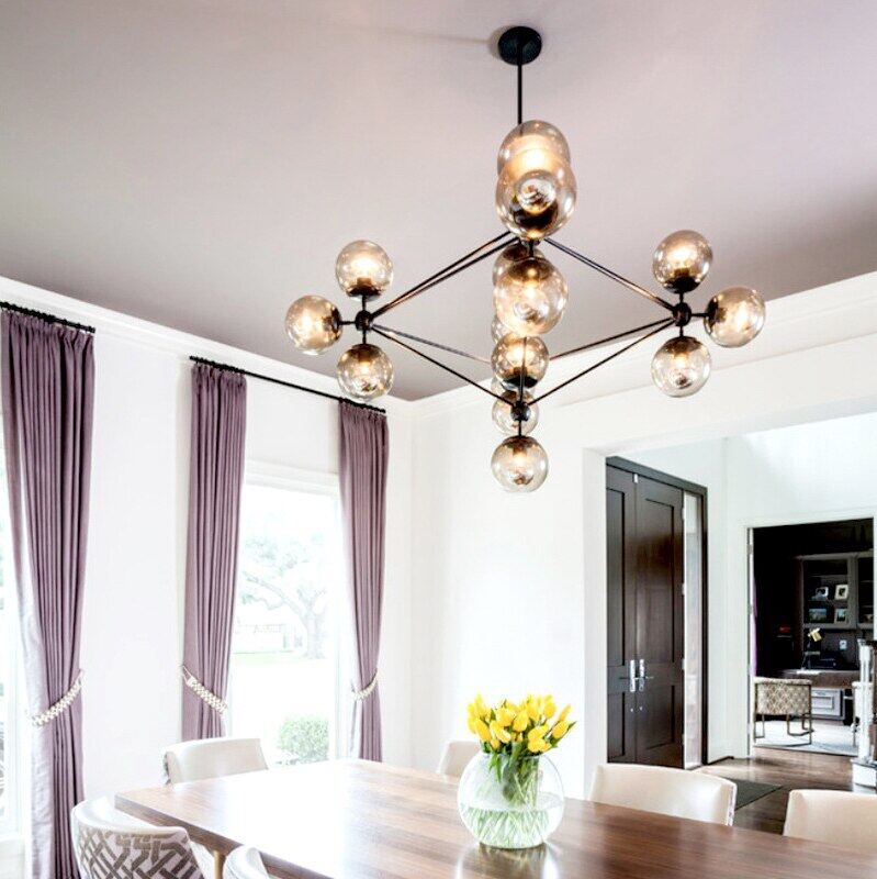 HEIKESZ Magic Bean Chandelier Modern Nordic Ceiling Light for Living Room Dining Room Bedroom Lighting