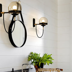 HEIKESZ Nordic Retro Wall Lamp Modern Bedside Light for Bedroom Hotel Corridor Stair Background Wall Lighting