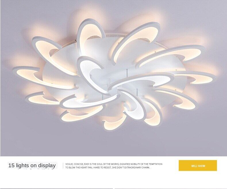 HEIKESZ Modern LED Ceiling Lamp for Home Bedroom Kids Room Creative Personalized Lighting Fixture Chandelier Living Room Bedroom Ceiling Light