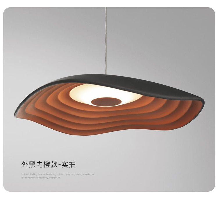 HEIKESZ Modern Minimalist Nordic Lotus Leaf Chandelier Silent Style Bar Restaurant Art Decorative Lamp